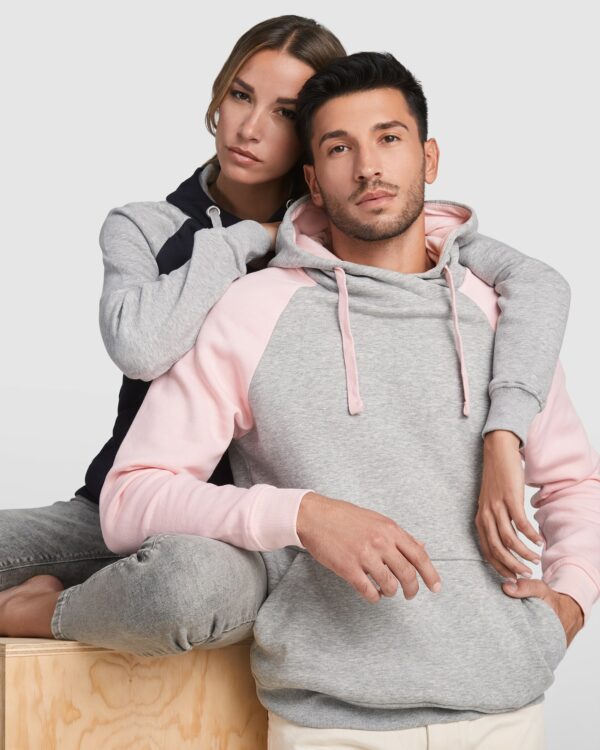 Sudadera personalizada bicolor Badet Unisex - Imagen 4