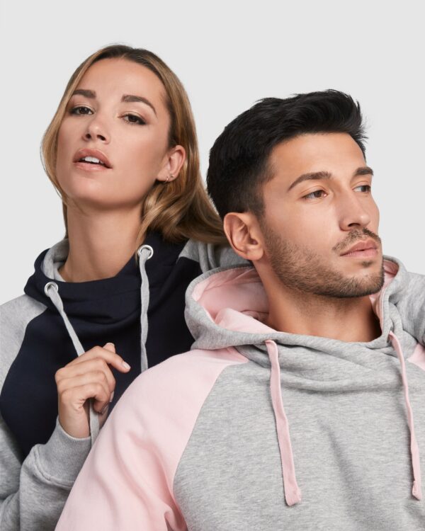 Sudadera personalizada bicolor Badet Unisex - Imagen 3